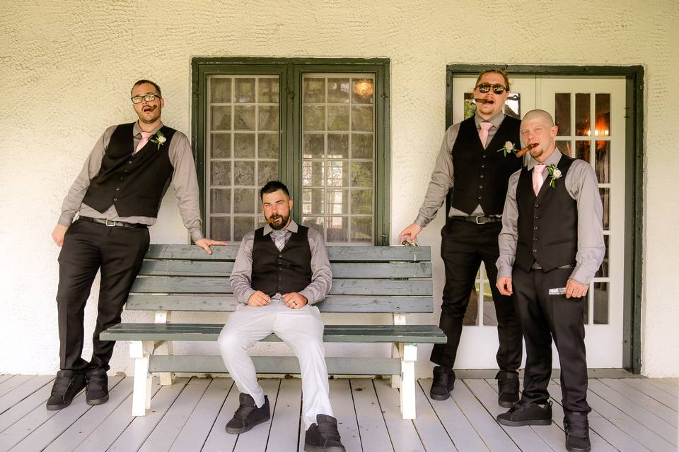 Groom & his guys