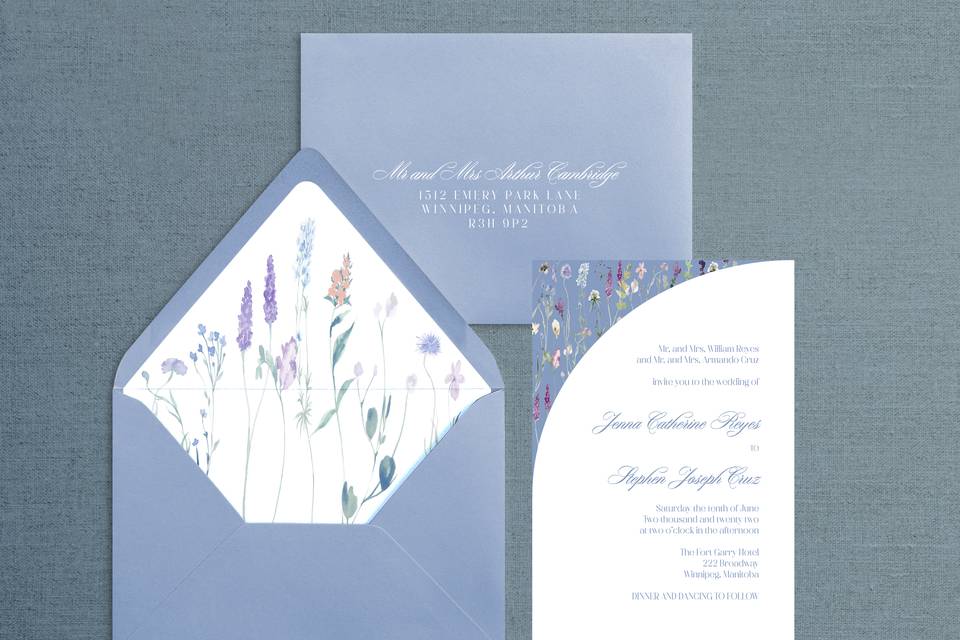 Clara Semi custom invitation