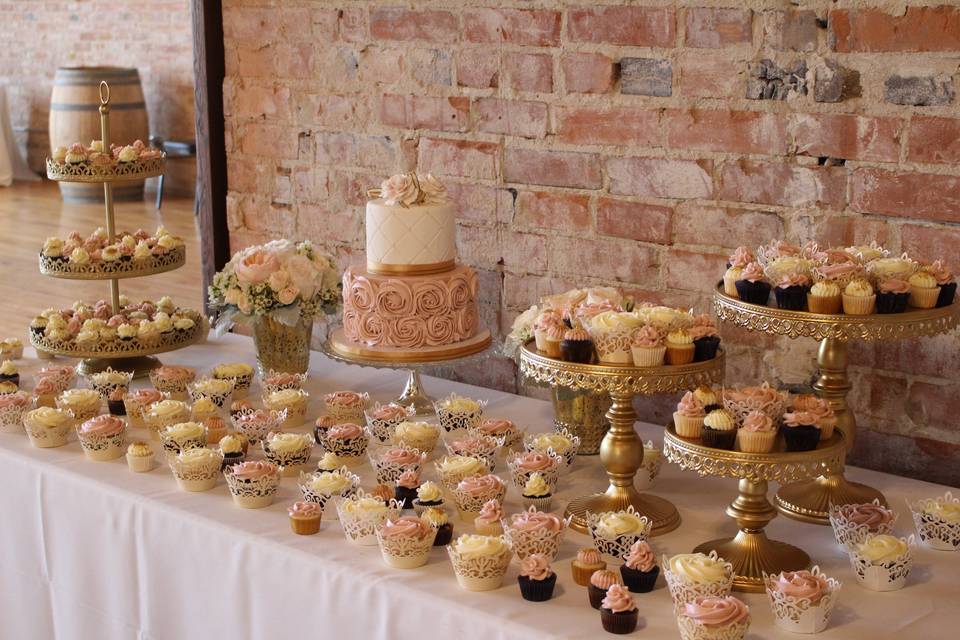 Gold Cake Stands