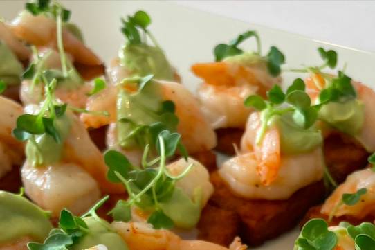 Prawn Crostini