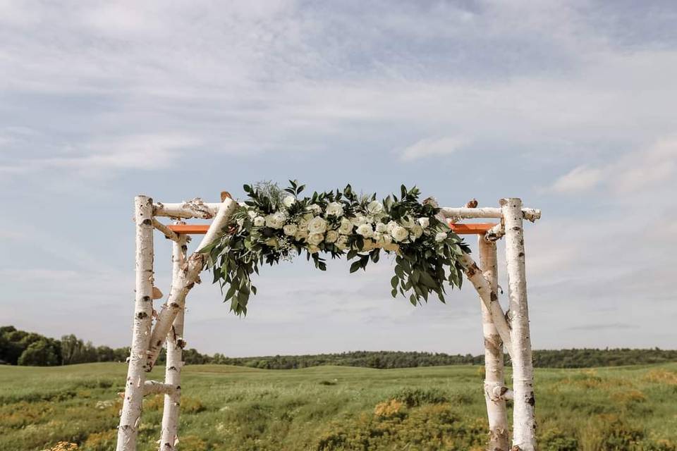 Arch at the Ceremony Site