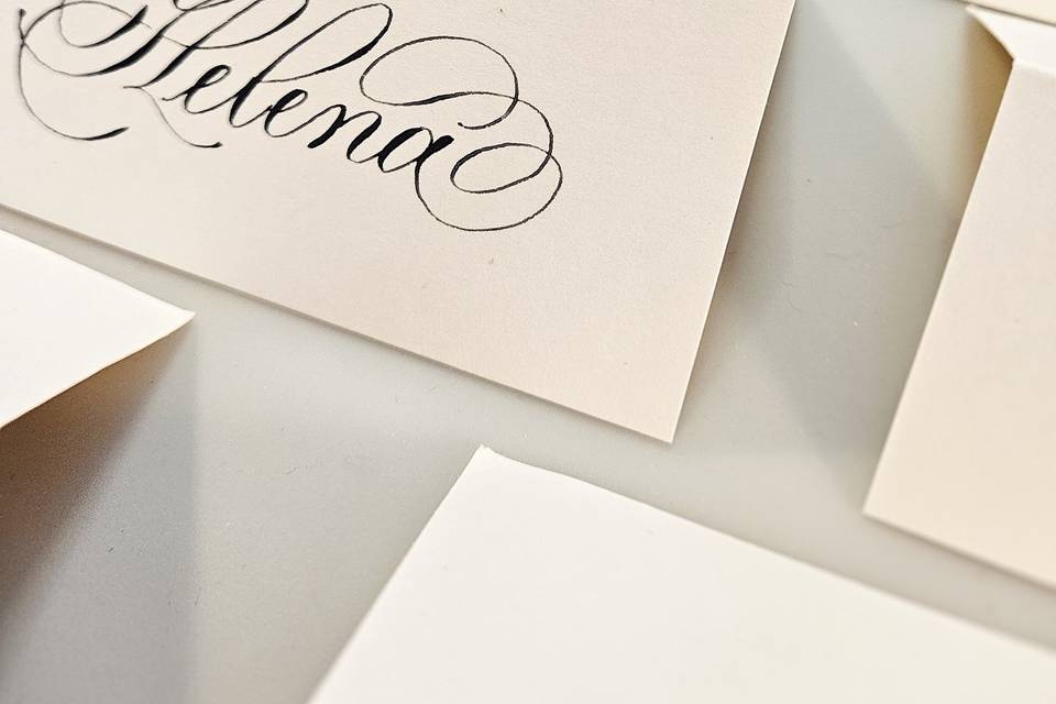 Hand written and created place