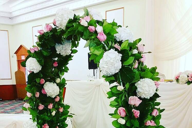 All Natural Flower Archway