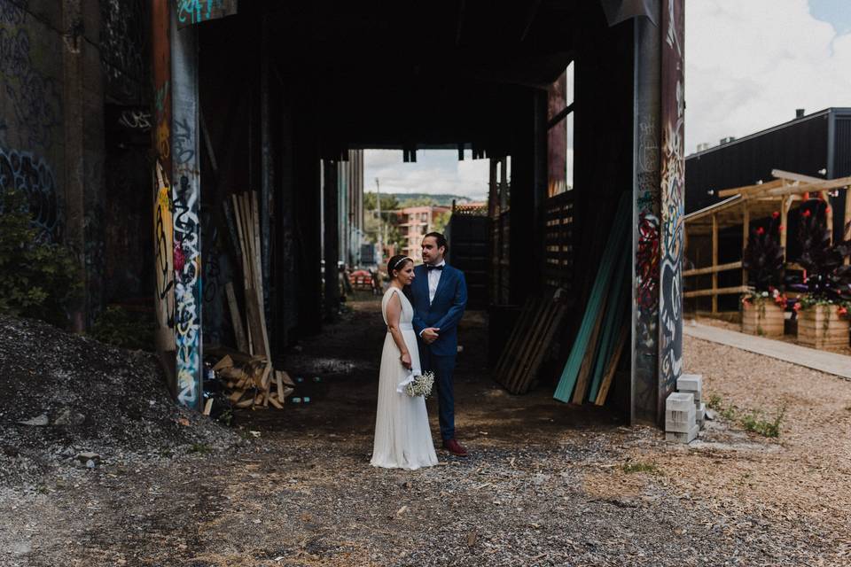 Bride and groom