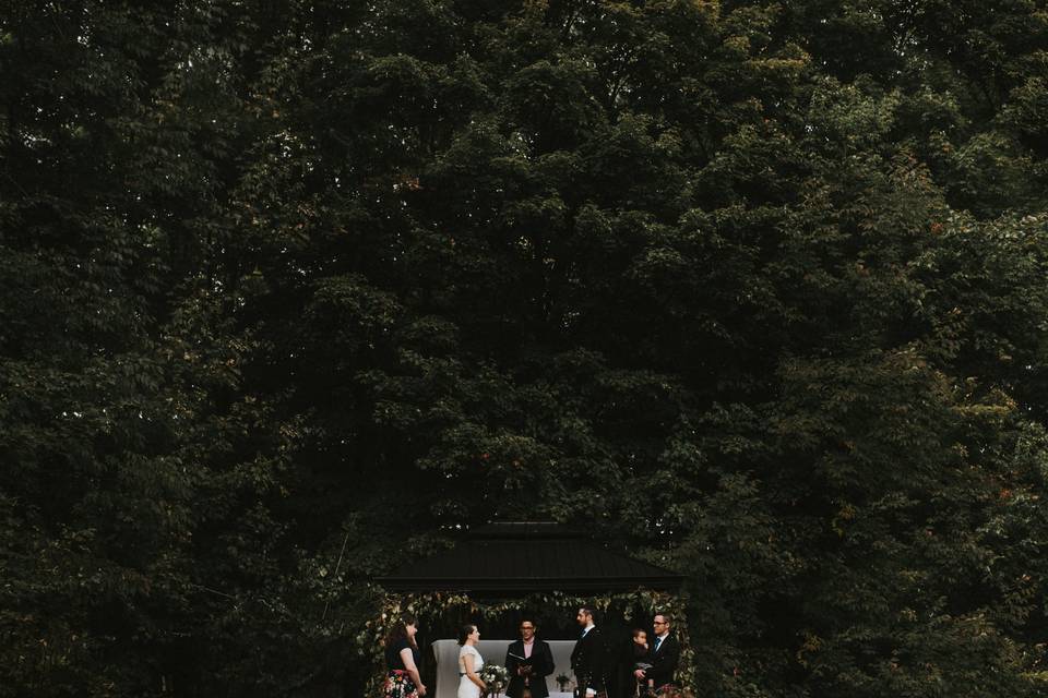 Outdoor ceremony