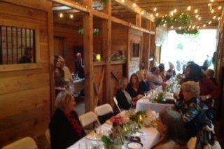 Sooke barn wedding  reception