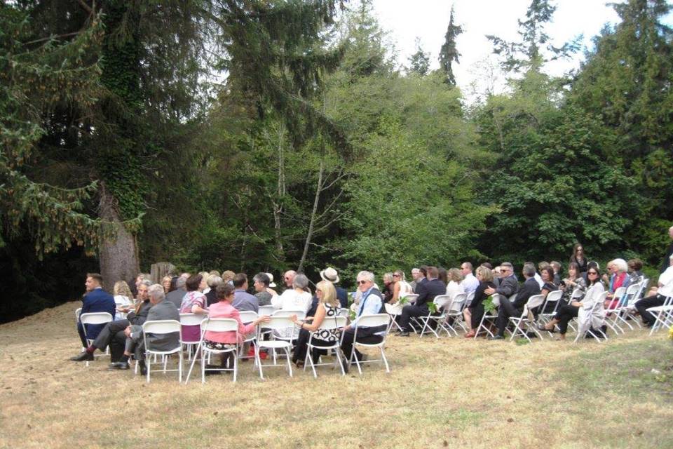 Sooke wedding ceremony