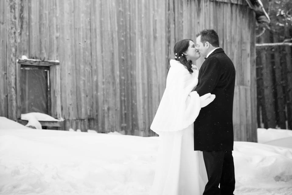 A wedding in winter