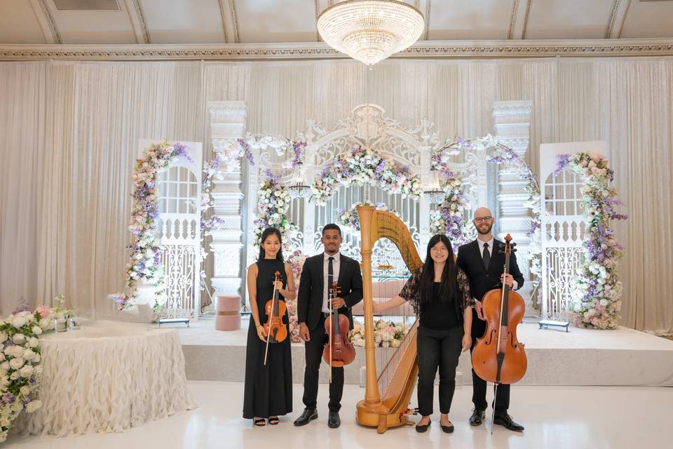 String Trio & Harp