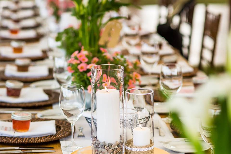 Vibrant tablescape