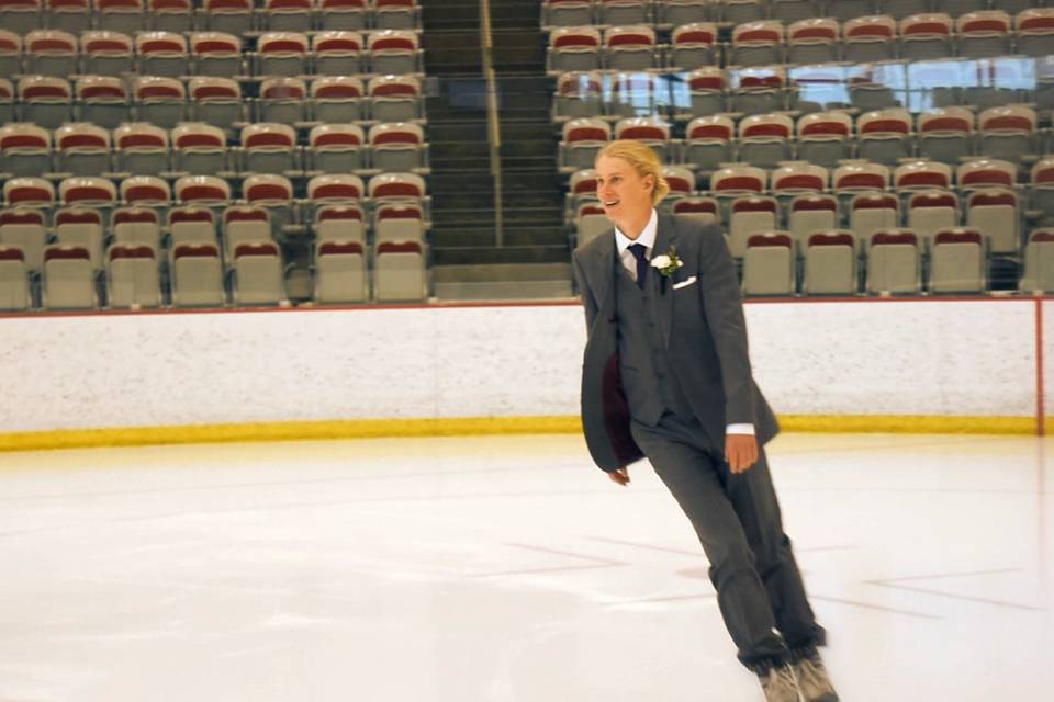 Calgary Wedding on Ice