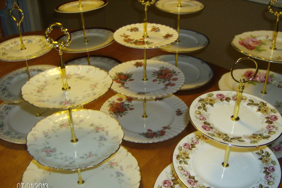 Vintage Tea Party Fine China Rentals