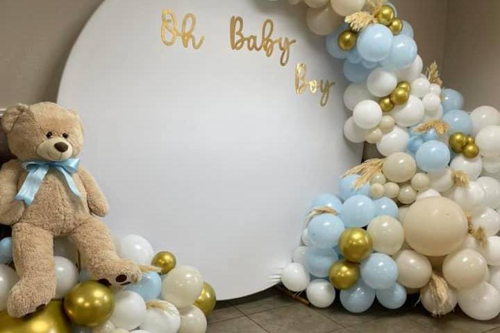 Round arch backdrop