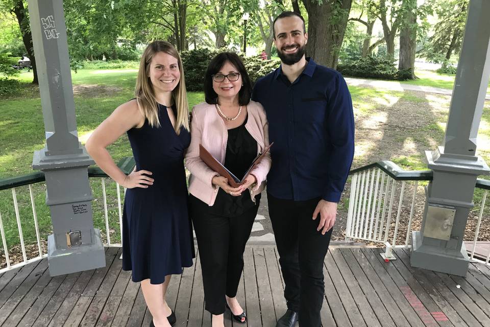 First wedding in the Park