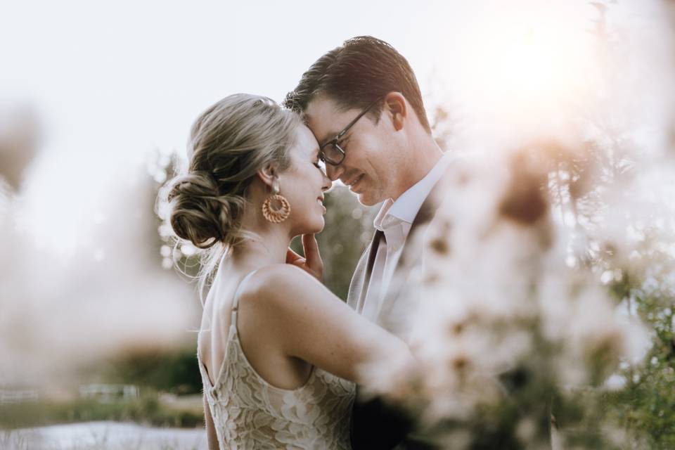 Couple at golden hour