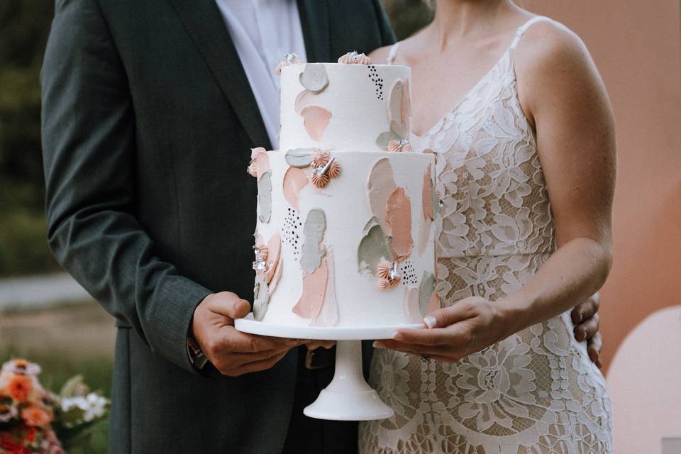 Peachy wedding theme