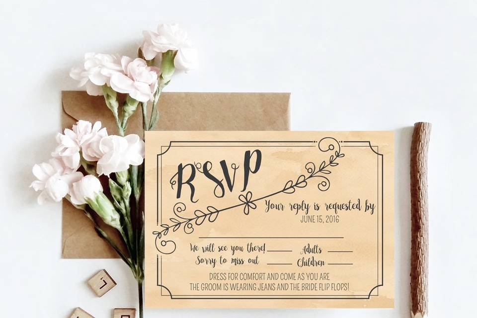 Vintage Country RSVP