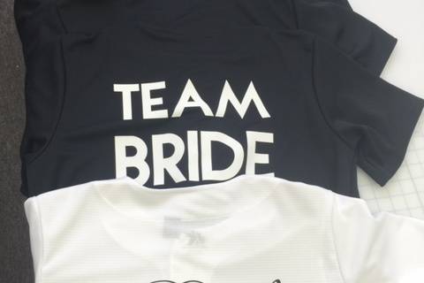 Bridal party custom Tshirts