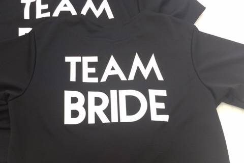 Bridal party custom Tshirts