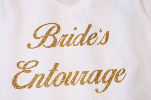 Bridal party custom Tshirts