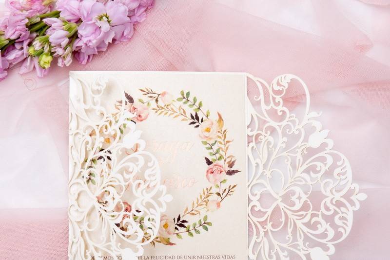 Lasercut Invitation Suite