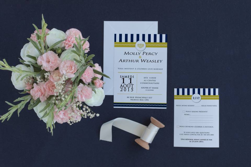 Nautical Invitation Suite