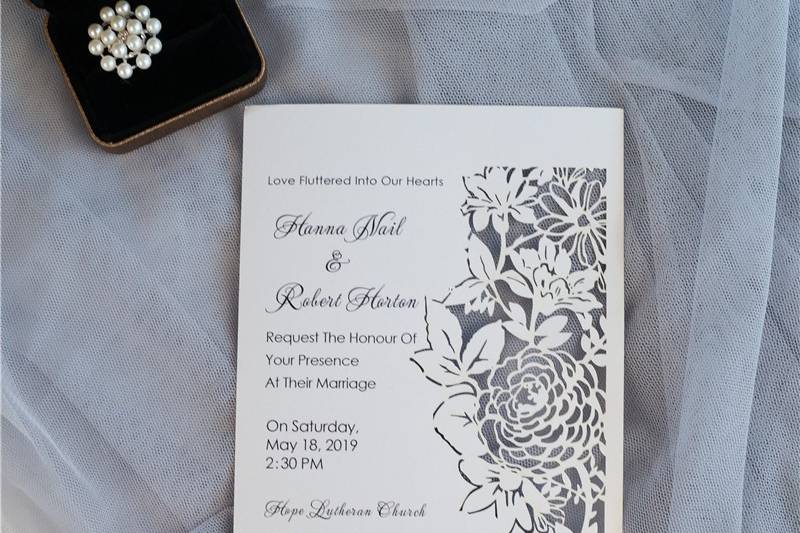 Lasercut Invitation Suite