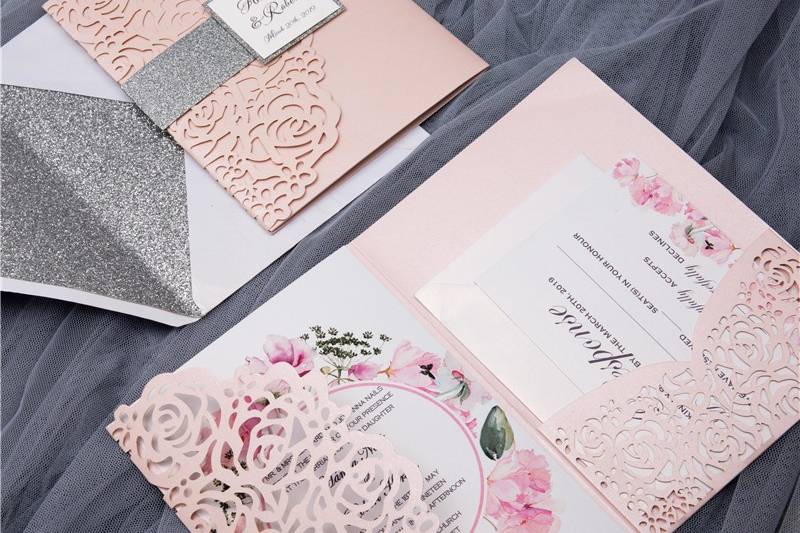 Lasercut Invitation Suite