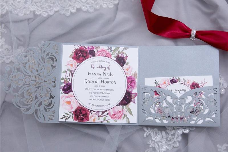 Lasercut Invitation Suite