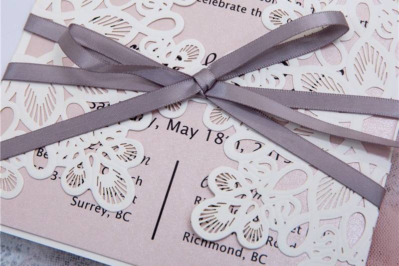 Lasercut Invitation Suite