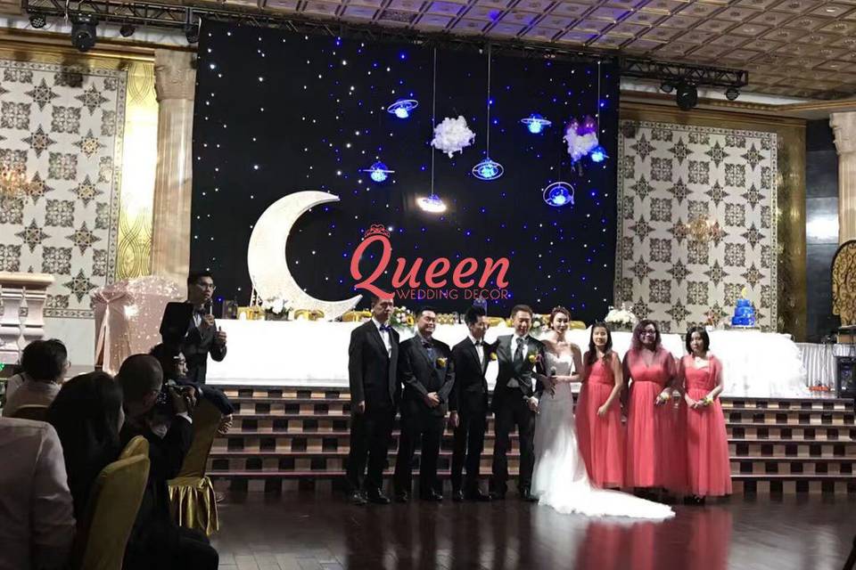 Queen Wedding Decor