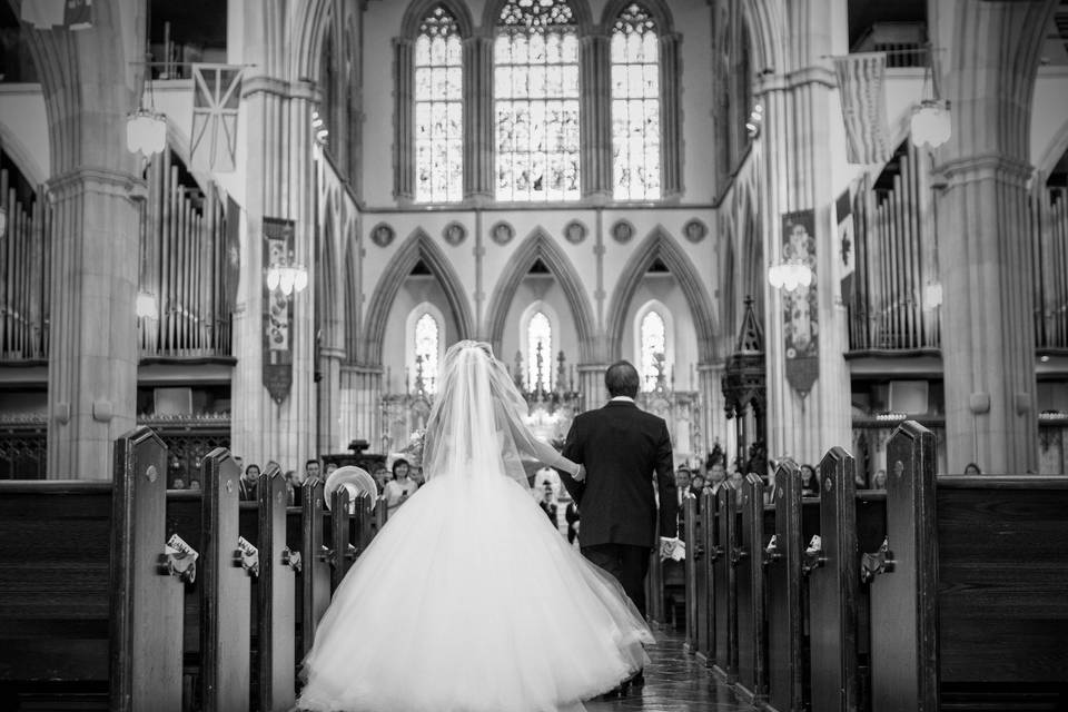 Mississauga, Ontario church wedding