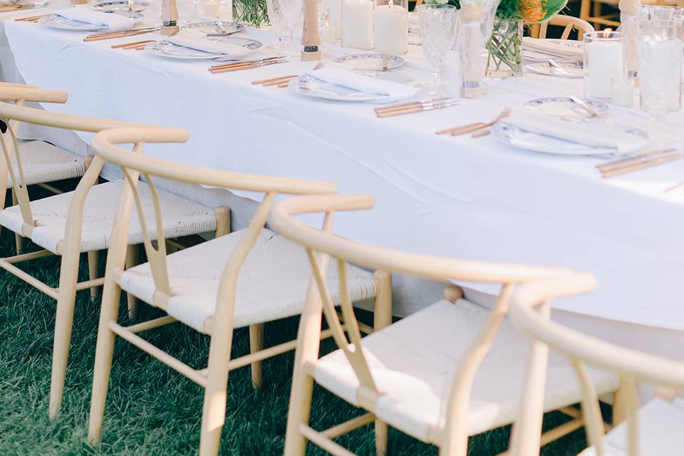 Summer outdoor weddings