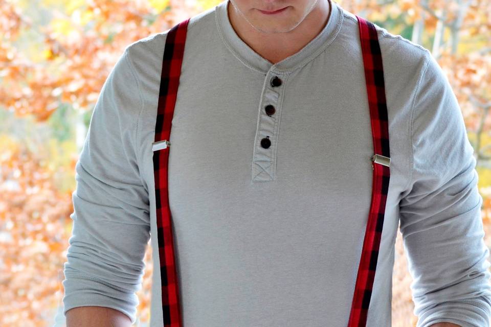 Plaid Suspenders