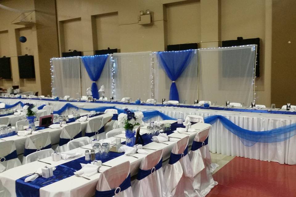 Wedding done in blue