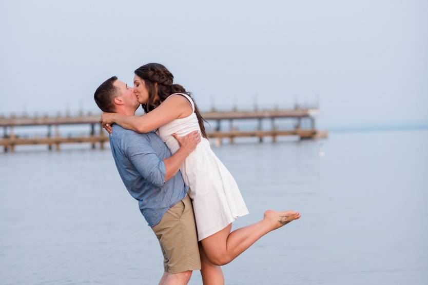 Crystal Beach Engagement