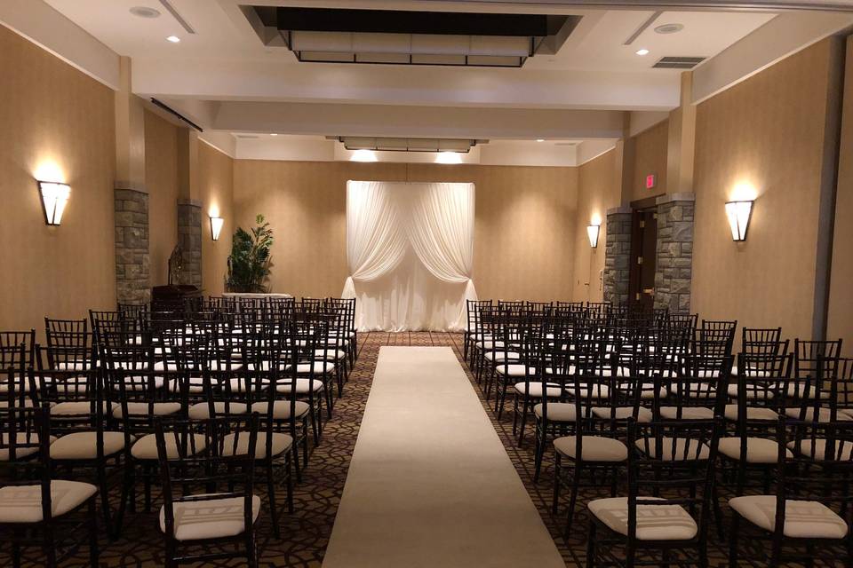 On-site indoor ceremony