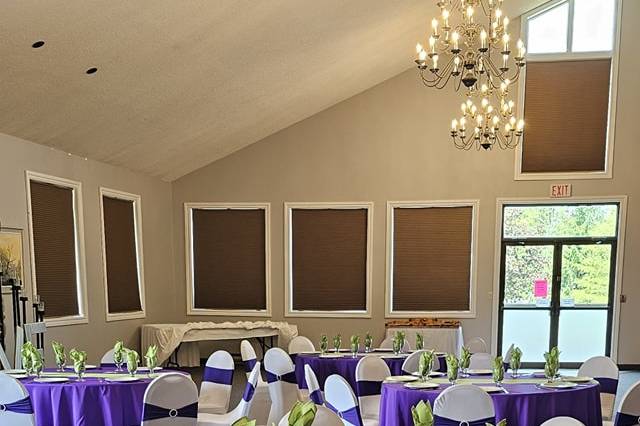 Purple and Apple Green LInens