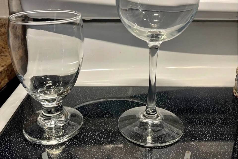 Wine & Water Glasses