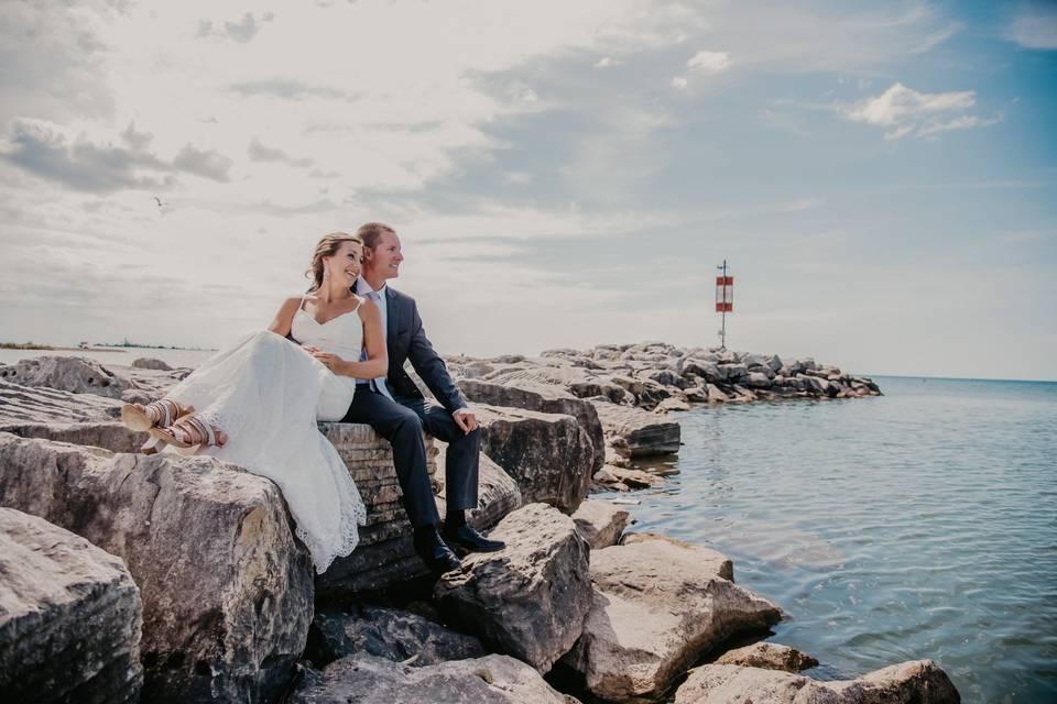 Southampton lighthouse wedding