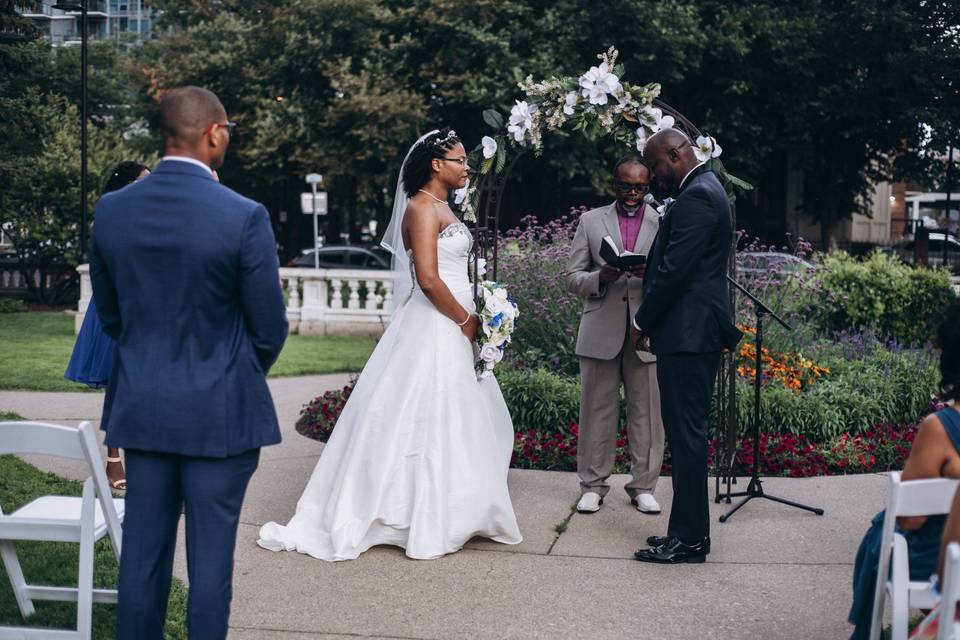 Garden ceremony