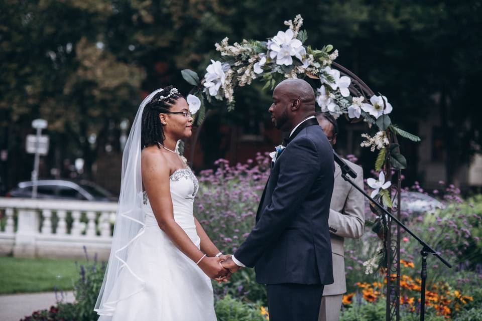 Garden ceremony