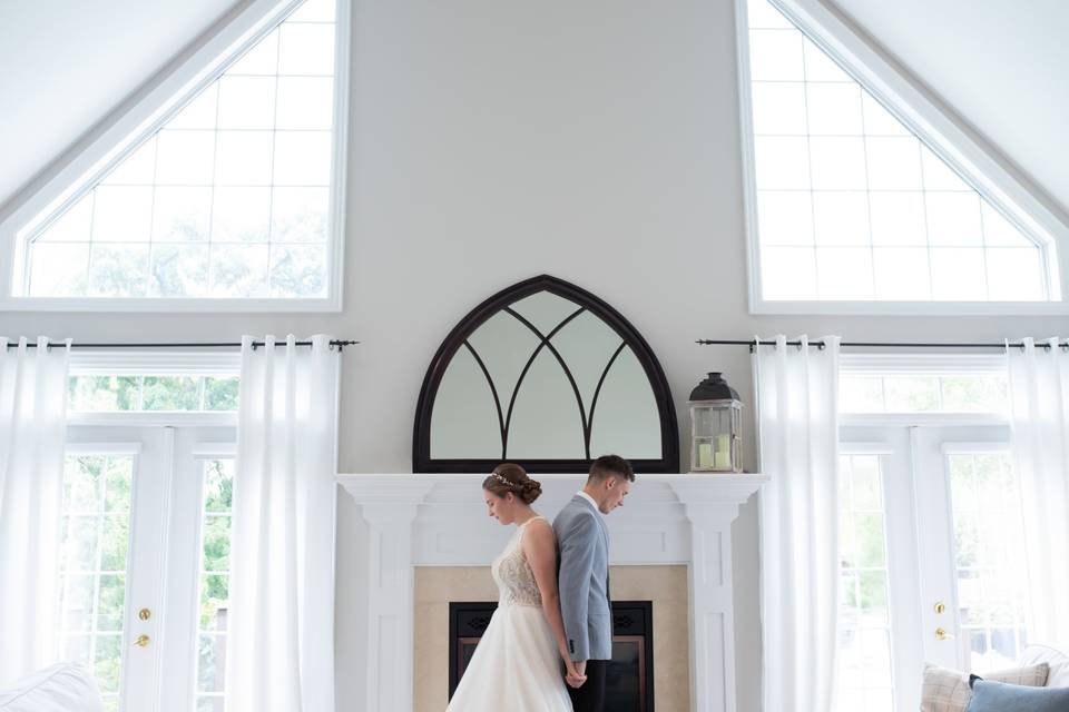 Special moment before ceremony