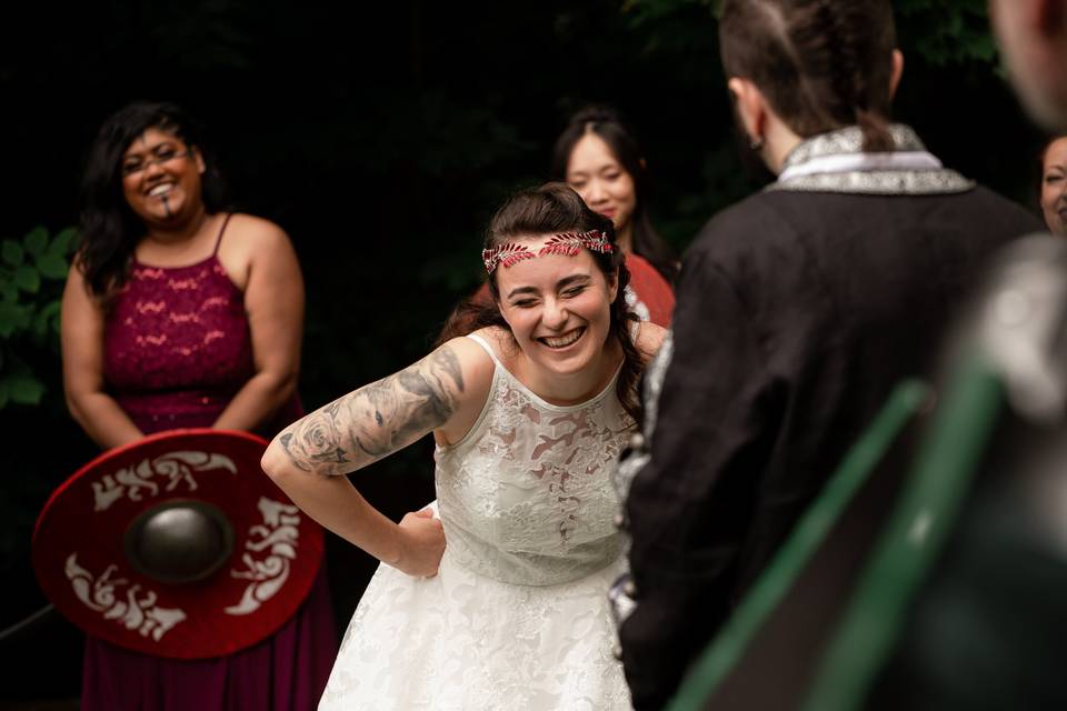 Wedding ceremony, Valley Croft