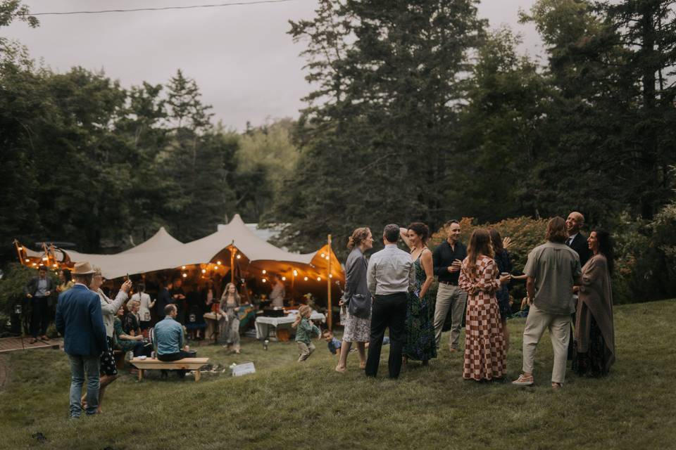 Stretch Tent with lighting