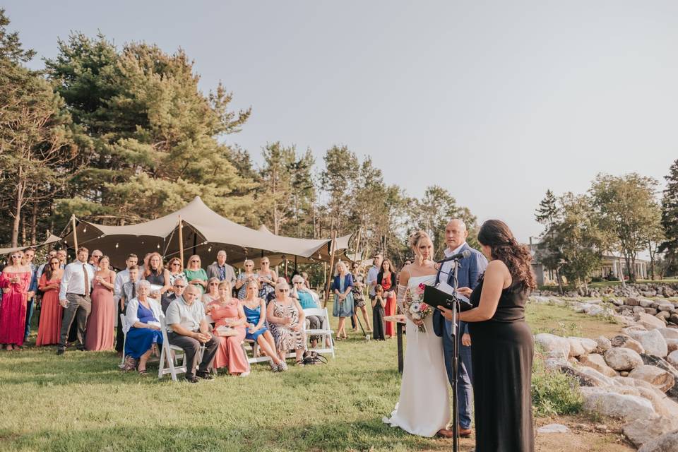 Stretch Tent for ceremony