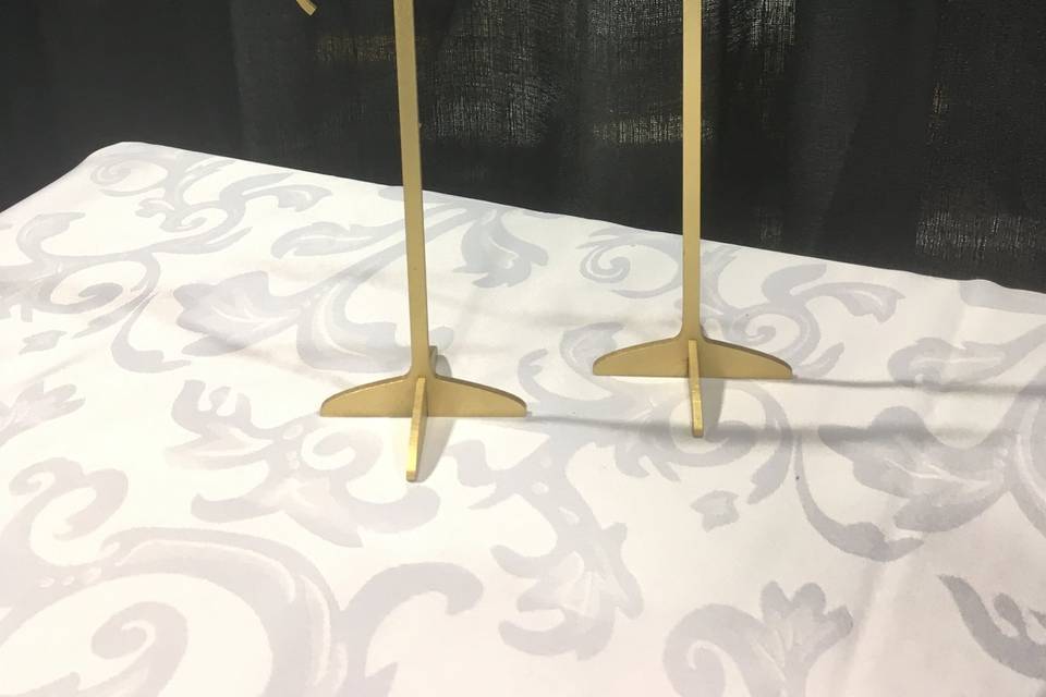 Table Numbers with Stands