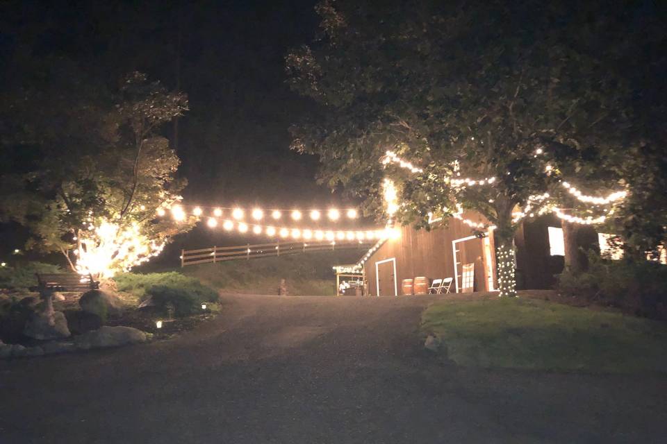 Barn At Night