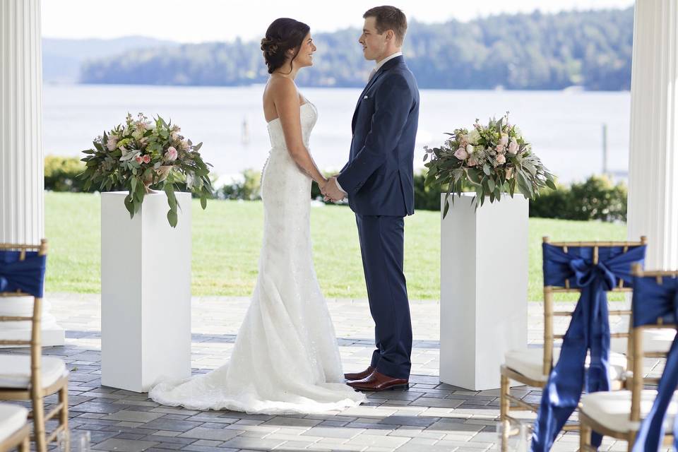 Seaside ceremony