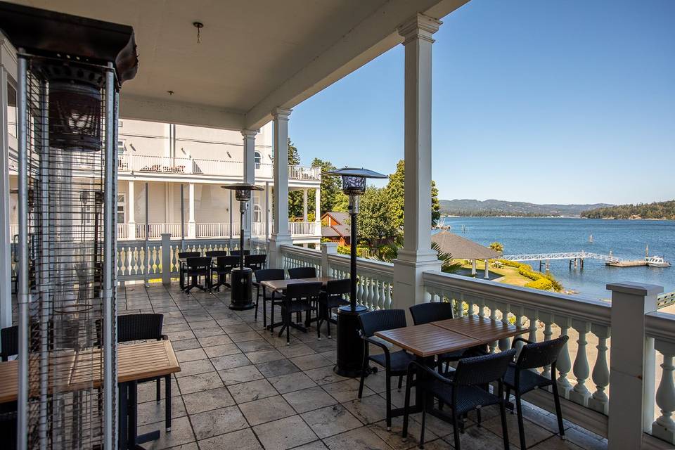 Restaurant patio